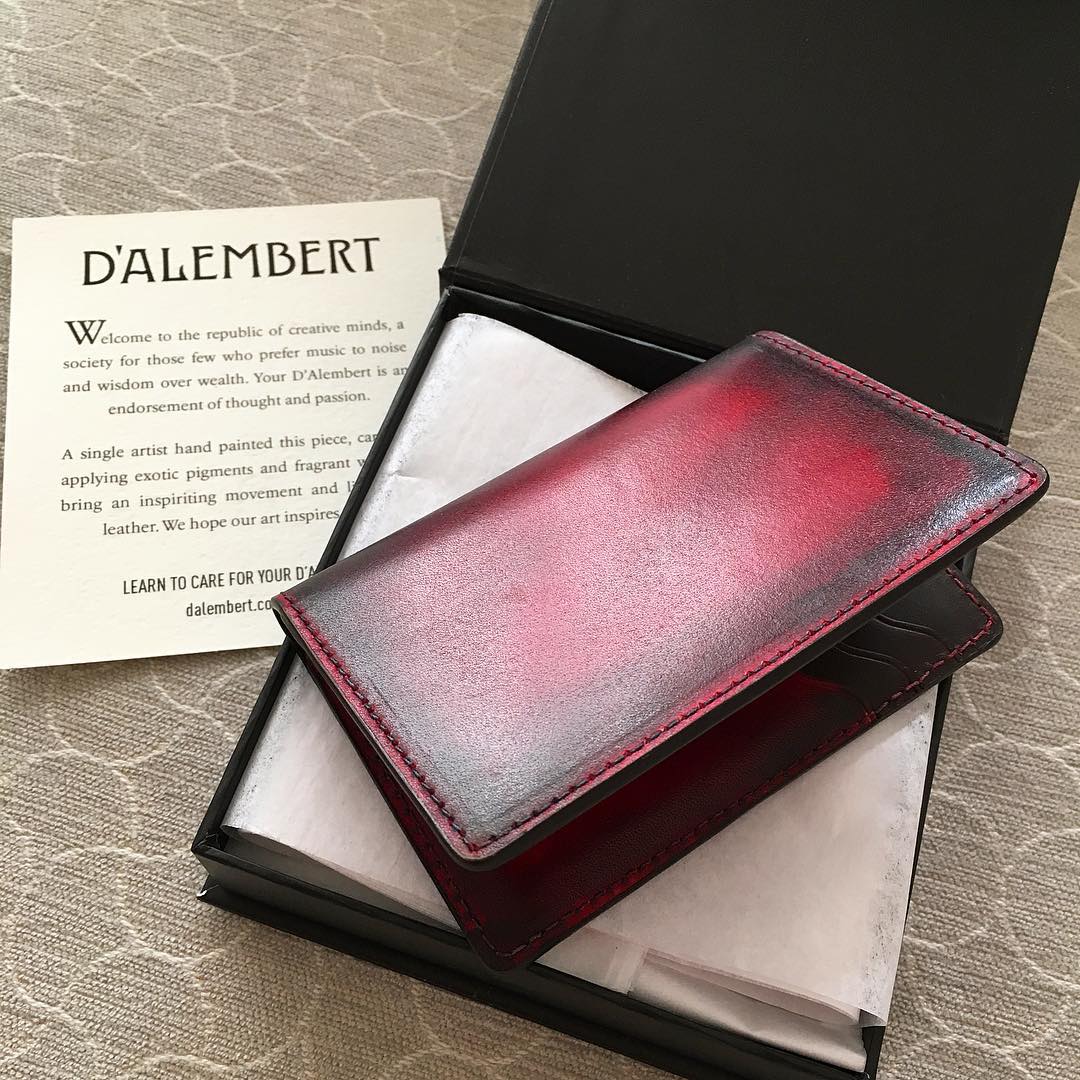 Hand-Painted Wallets from D'Alembert - Off The Cuff
